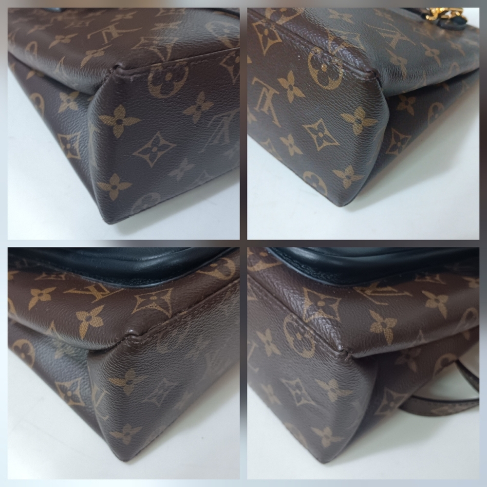 Louis Vuitton Marignan Monogram Canvas Grained Leather Bag ✨ PRISTINE CONDITION - Picture 9 of 17